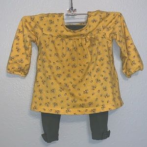 2pc Floral Shirt and Leggings